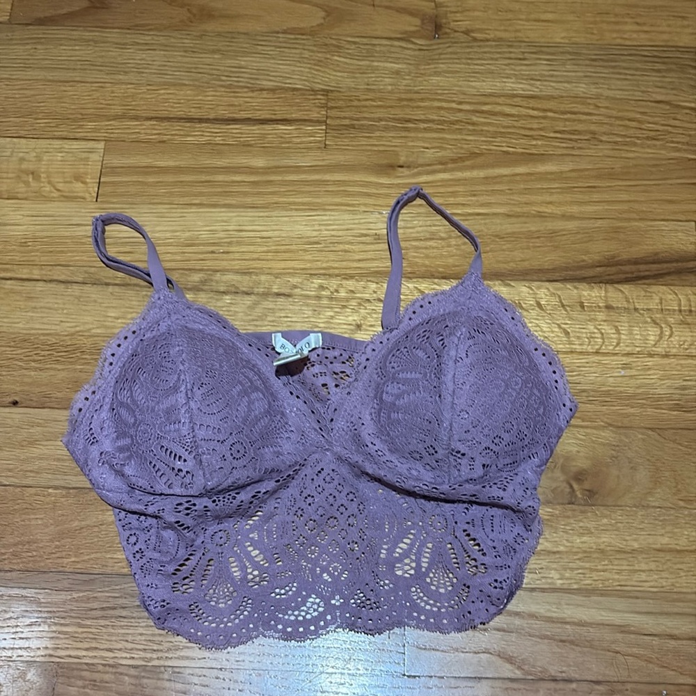 Lace Bralette in Lavender